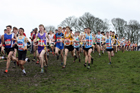 Intermediate boys 2019 New Balance English Schools Cross Country Champs, Temple Newsam, Leeds. Photo:  David T. Hewitson/Sports for All Pics